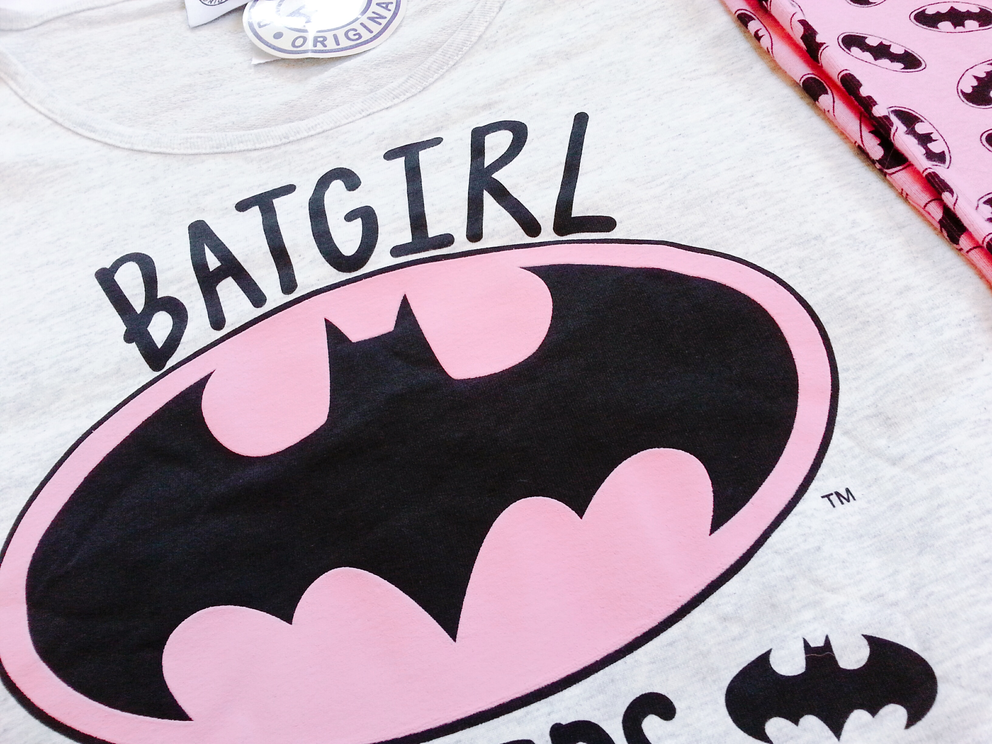 pijama da batgirl detalhes